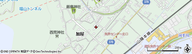 広島県福山市津之郷町加屋209周辺の地図