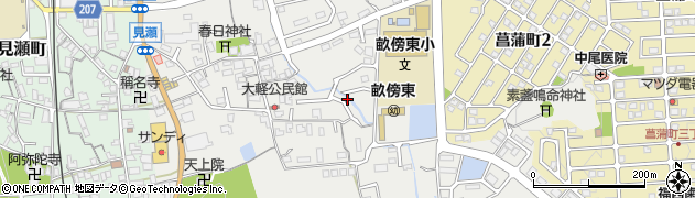 奈良県橿原市大軽町周辺の地図