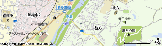 大阪府富田林市彼方488周辺の地図