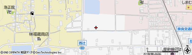 奈良県葛城市西辻22周辺の地図