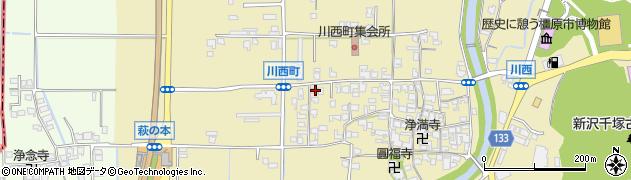 奈良県橿原市川西町340-2周辺の地図