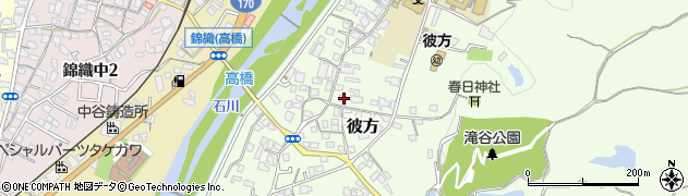 大阪府富田林市彼方440周辺の地図