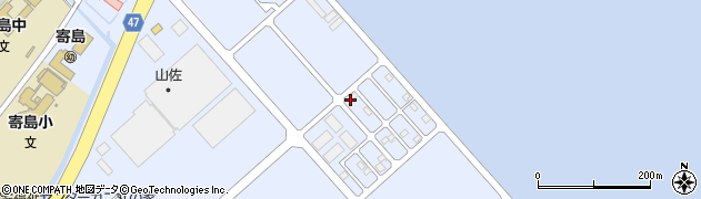 岡山県浅口市寄島町16091-87周辺の地図