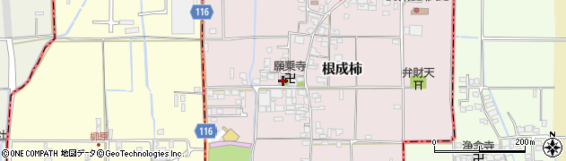 奈良県大和高田市根成柿579周辺の地図