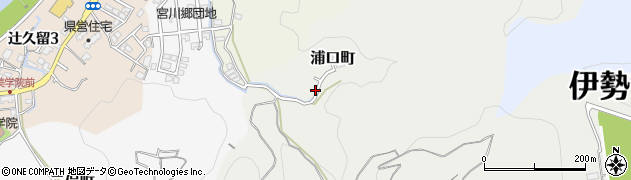 三重県伊勢市浦口町周辺の地図