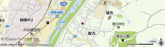大阪府富田林市彼方500周辺の地図