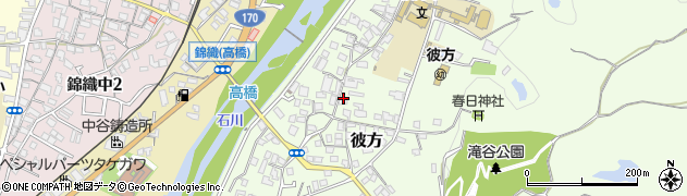 大阪府富田林市彼方436周辺の地図