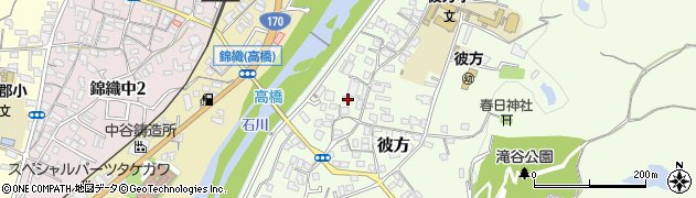 大阪府富田林市彼方497周辺の地図