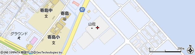 岡山県浅口市寄島町16089-43周辺の地図
