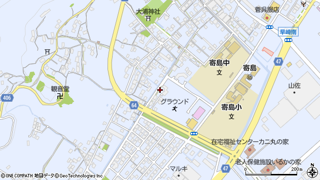 〒714-0101 岡山県浅口市寄島町の地図