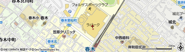 紀陽銀行ラパーク岸和田 ＡＴＭ周辺の地図