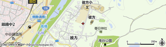 大阪府富田林市彼方317周辺の地図