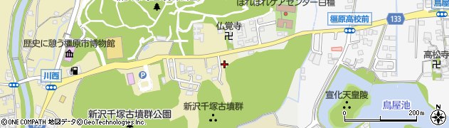 奈良県橿原市川西町805周辺の地図