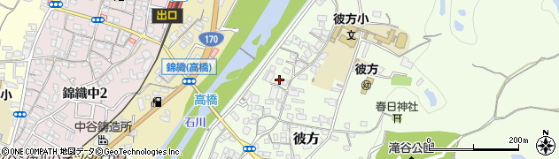 大阪府富田林市彼方511周辺の地図