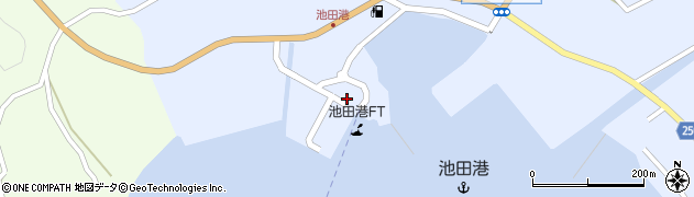 新池田港周辺の地図