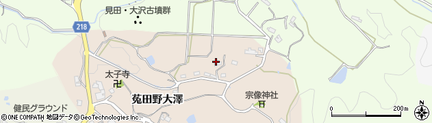 奈良県宇陀市菟田野大澤周辺の地図