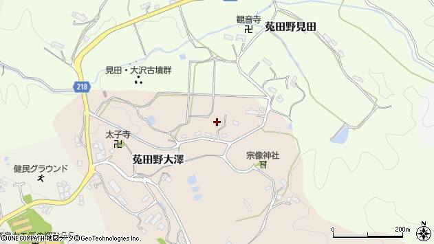 〒633-2204 奈良県宇陀市菟田野大澤の地図