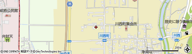 奈良県橿原市川西町293周辺の地図