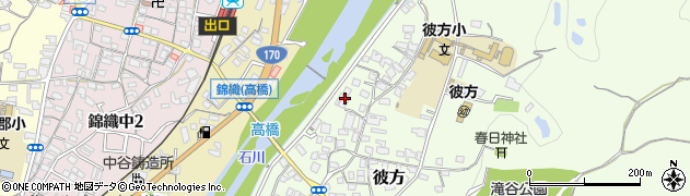 大阪府富田林市彼方509周辺の地図