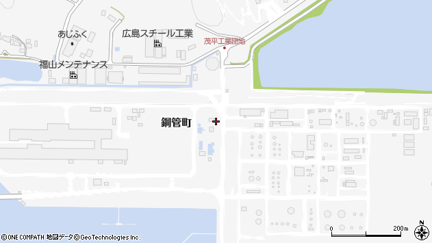 〒714-0063 岡山県笠岡市鋼管町の地図