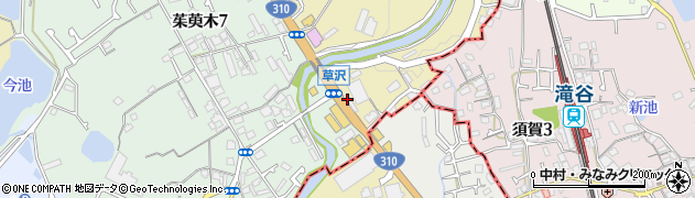 ラーメン 竹麺亭周辺の地図