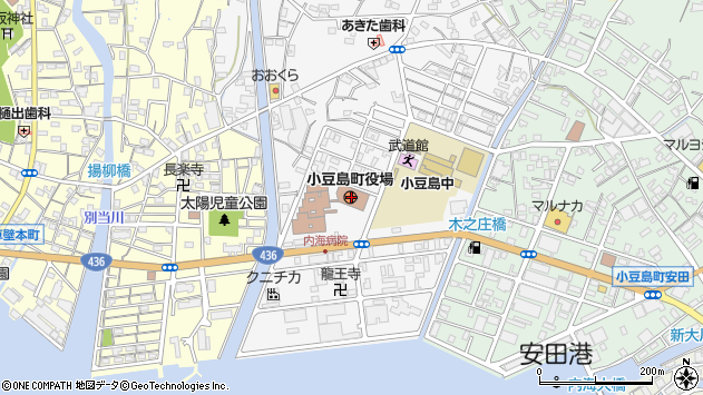 〒761-4300 香川県小豆郡小豆島町（以下に掲載がない場合）の地図