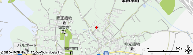 大阪府和泉市東阪本町289周辺の地図