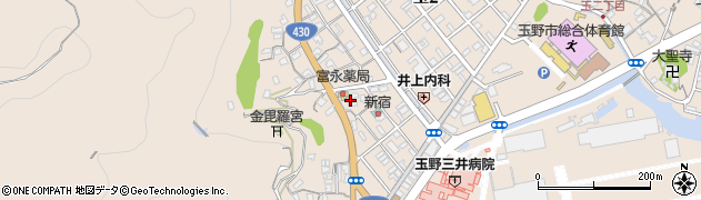 アミューズ富永・玉野　福祉用具レンタル事業所周辺の地図