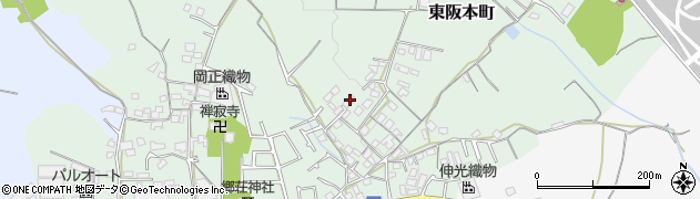 大阪府和泉市東阪本町288周辺の地図