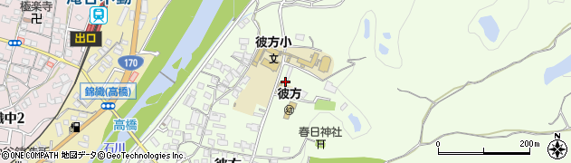 大阪府富田林市彼方357周辺の地図