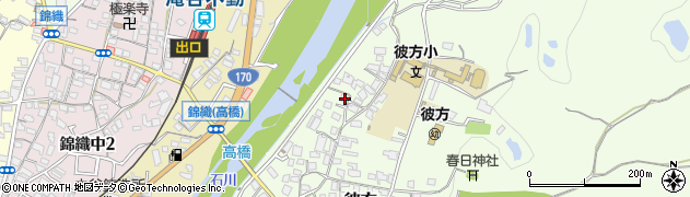 大阪府富田林市彼方521周辺の地図