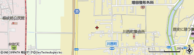 奈良県橿原市川西町224周辺の地図