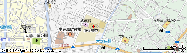 小豆島町立小豆島中学校周辺の地図