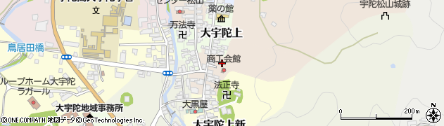 奈良県宇陀市大宇陀中新周辺の地図