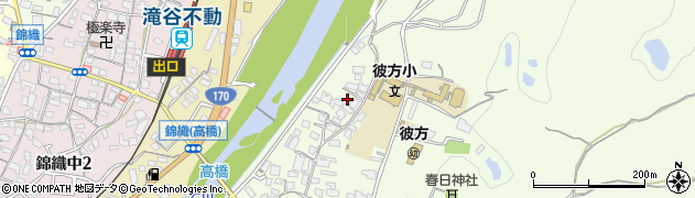 大阪府富田林市彼方536周辺の地図