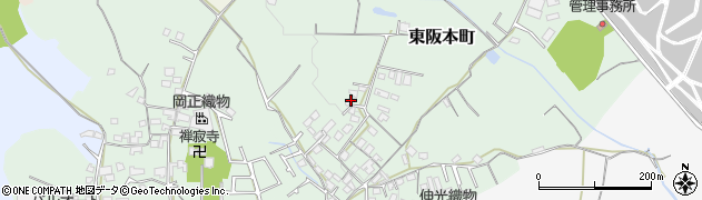 大阪府和泉市東阪本町287周辺の地図
