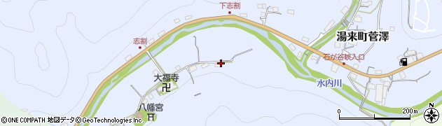 広島県広島市佐伯区湯来町大字菅澤483周辺の地図