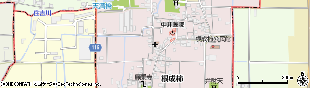 奈良県大和高田市根成柿526周辺の地図