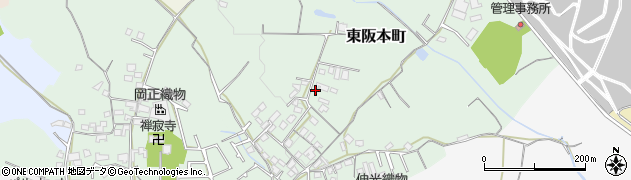 大阪府和泉市東阪本町105周辺の地図