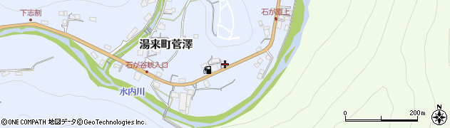 広島県広島市佐伯区湯来町大字菅澤724周辺の地図