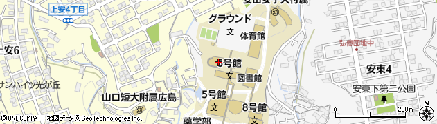 安田女子大学　庶務課・秘書周辺の地図