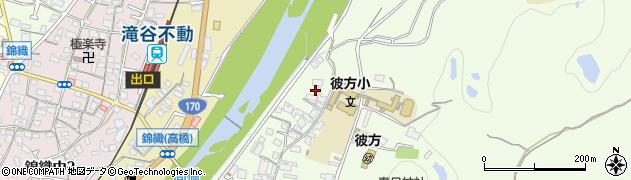 大阪府富田林市彼方542周辺の地図