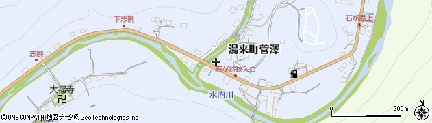 広島県広島市佐伯区湯来町大字菅澤640周辺の地図