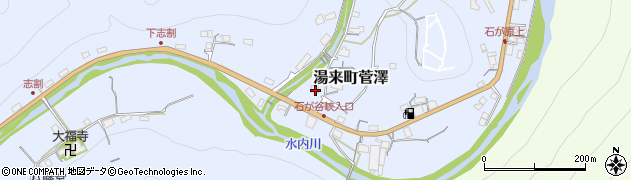 広島県広島市佐伯区湯来町大字菅澤660周辺の地図