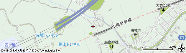 広島県福山市津之郷町加屋412周辺の地図