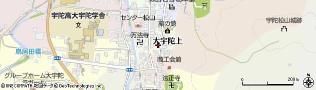 宇陀松山簡易郵便局周辺の地図