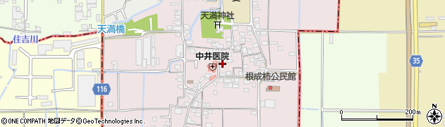奈良県大和高田市根成柿637周辺の地図