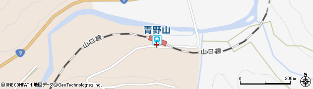 青野山駅周辺の地図