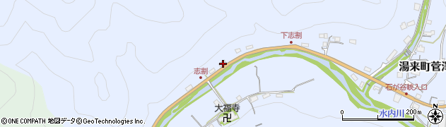 広島県広島市佐伯区湯来町大字菅澤532周辺の地図