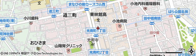 商工中金福山支店周辺の地図